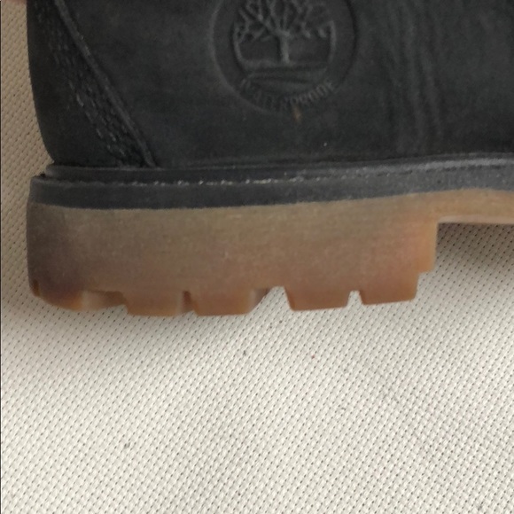 Timberland fold over black boots 8.5 M - Picture 6 of 6